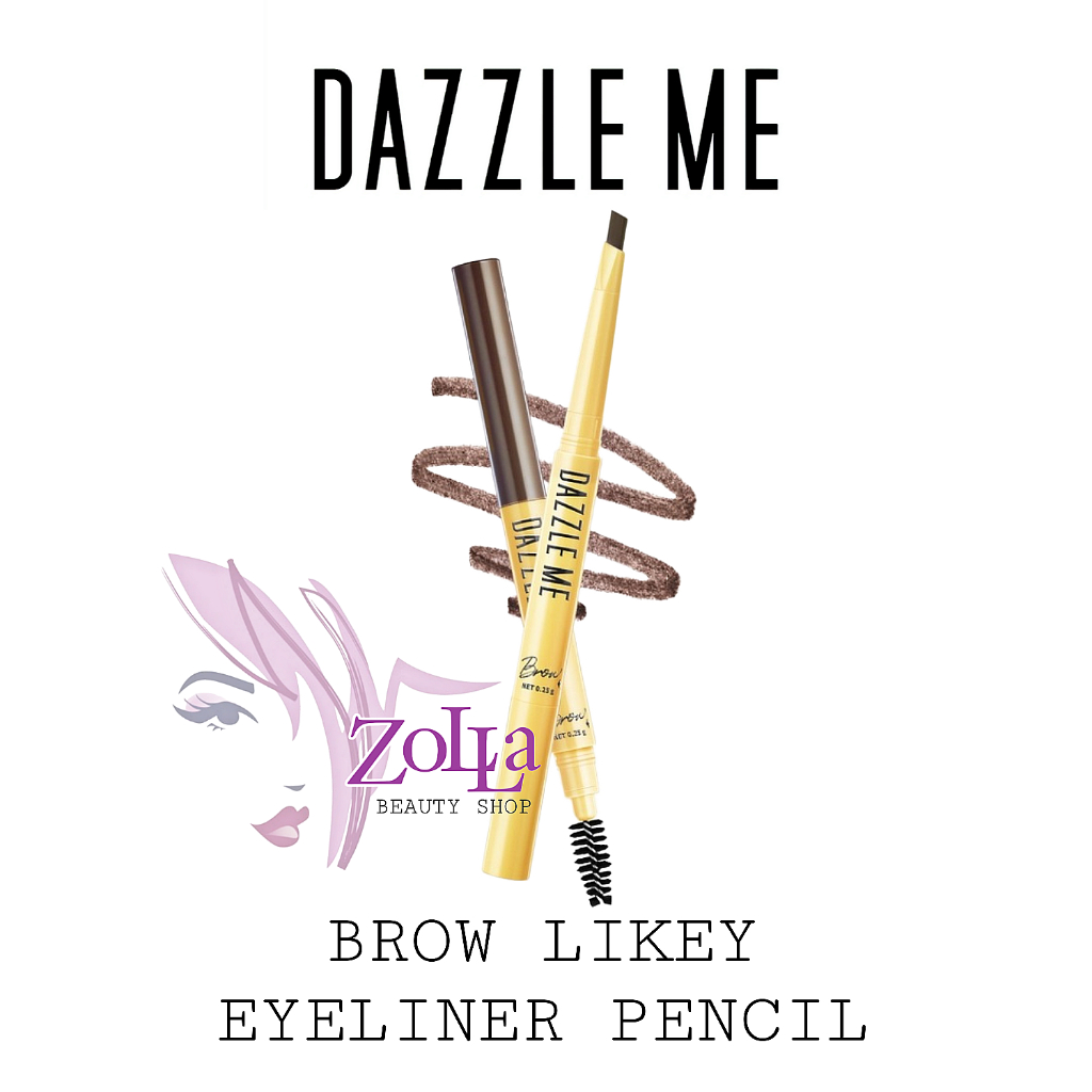 DAZZLE ME BROW LIKEY EYELINER PENCIL - BPOM - PENSIL EYELINER DAZZLE ME MURAH