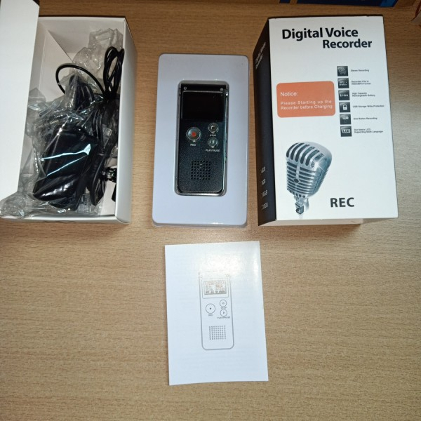 PEREKAM SUARA MINI TERSEMBUNYI VOICE RECORDER ALAT SADAP PENYADAP SUARA DIGITAL AUDIO PLAYER MP3 8GB JS23