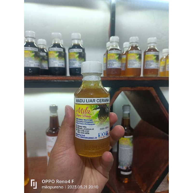 

Madu Murni Asli Tanpa Campuran Jenis Liar Merk Milapurehoney Uk 150 Ml