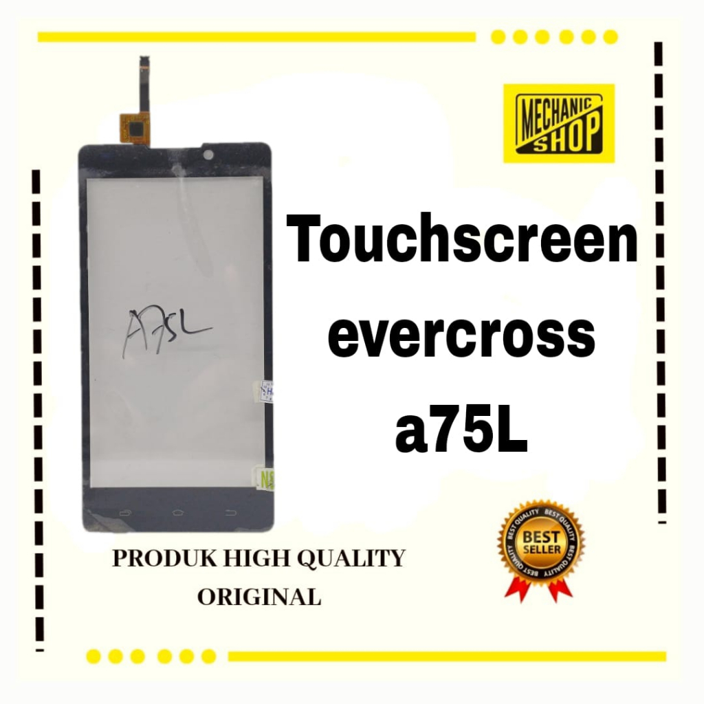 TOUCH SCREEN EVERCOSS A75L ( BLACK ) + IC