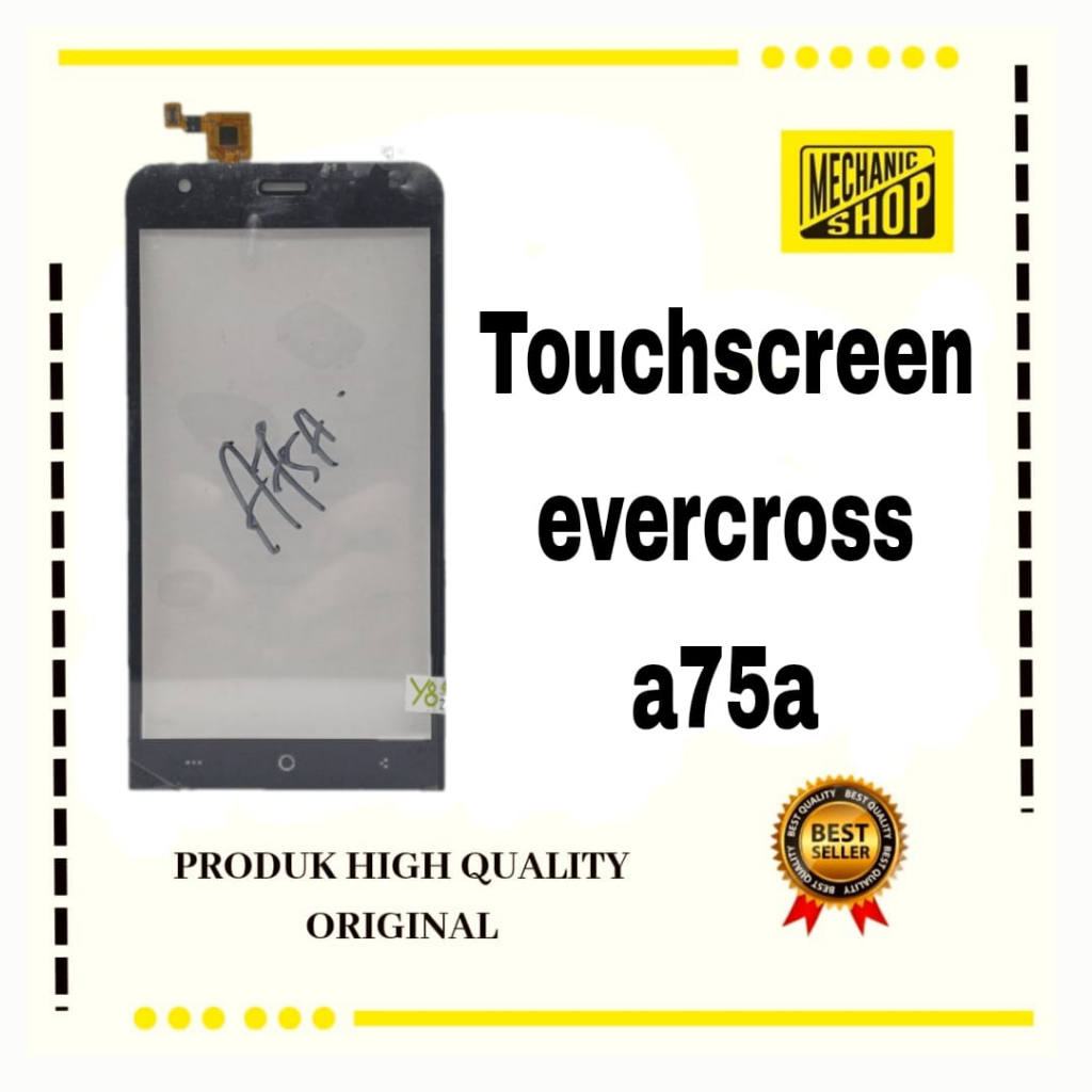 TOUCH SCREEN EVERCOSS A75 ( BLACK )
