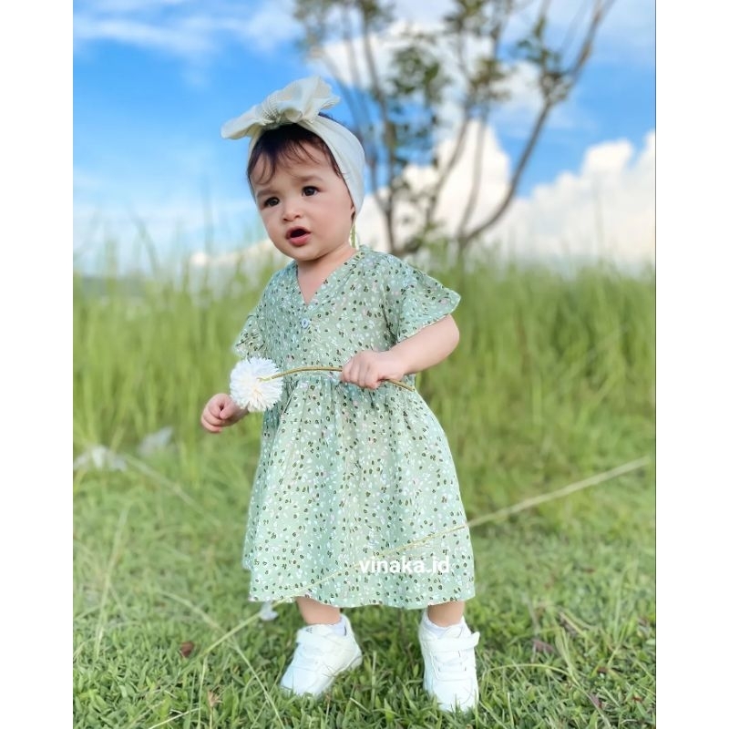 Baju Bayi Perempuan &quot;Callia Dress&quot; usia 0-22 bulan