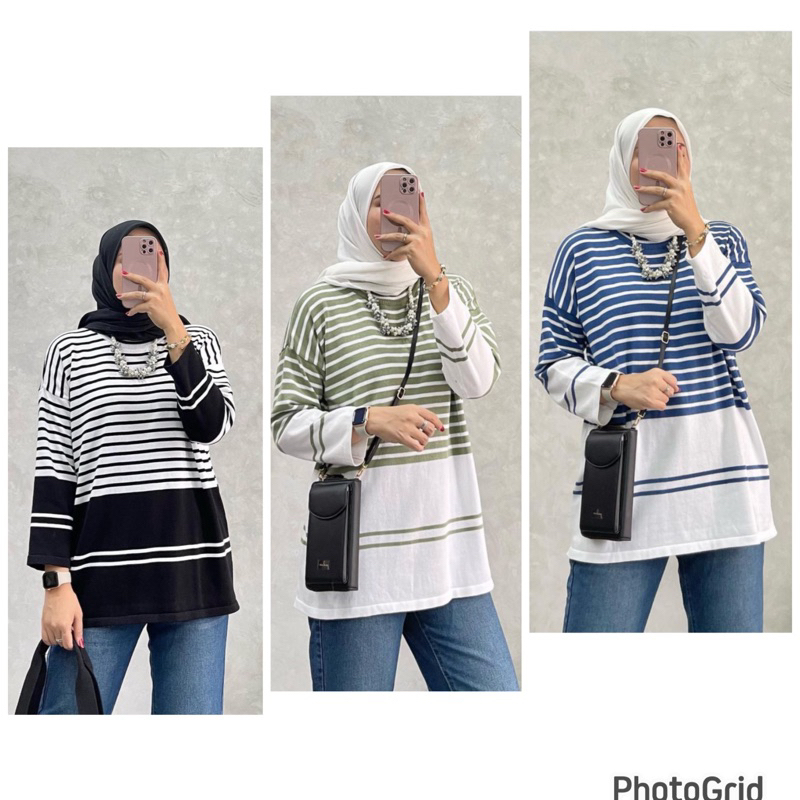 atasan rajut import salur oversize atasan rajut jumbo atasan oversize