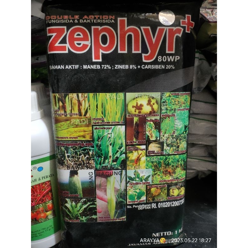 ZEPHYR 80wp fungisida dan bakterisida 250gr