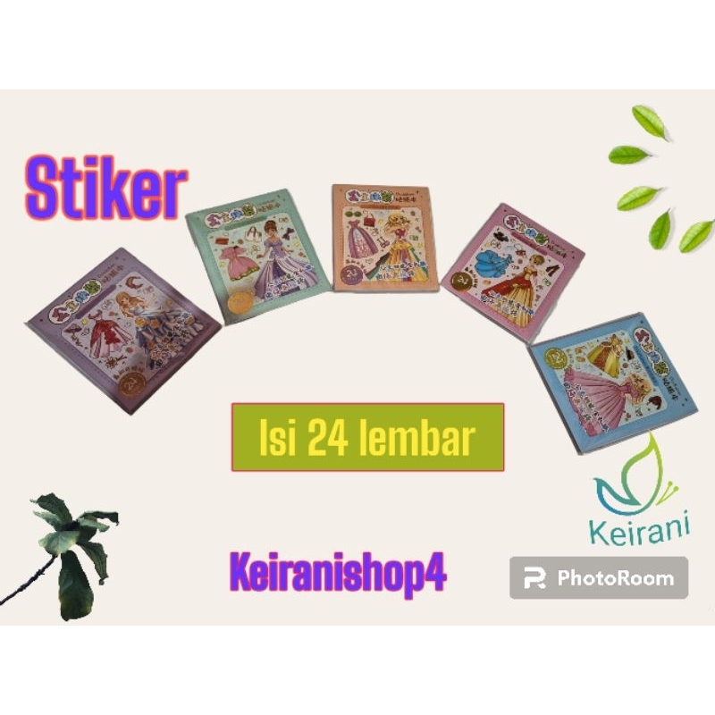 

Stiker Kartun Lucu | 1 picis pilih warna | 1 paket 5 warna