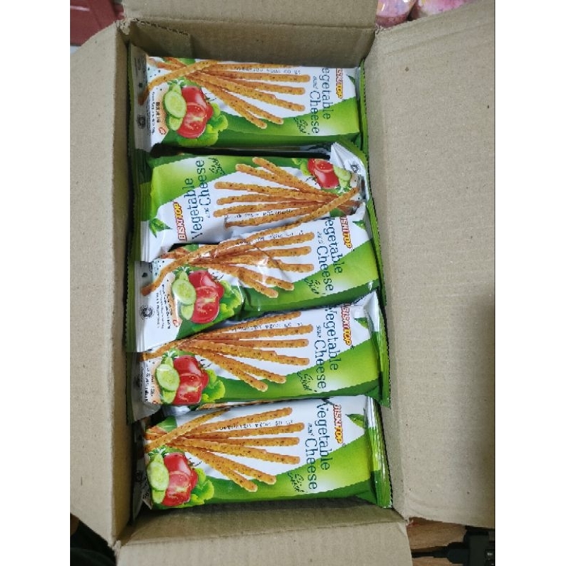 

BISKITOP - VEGETABLE STICK 60g Biskuit Stik Rasa Sayuran Keju