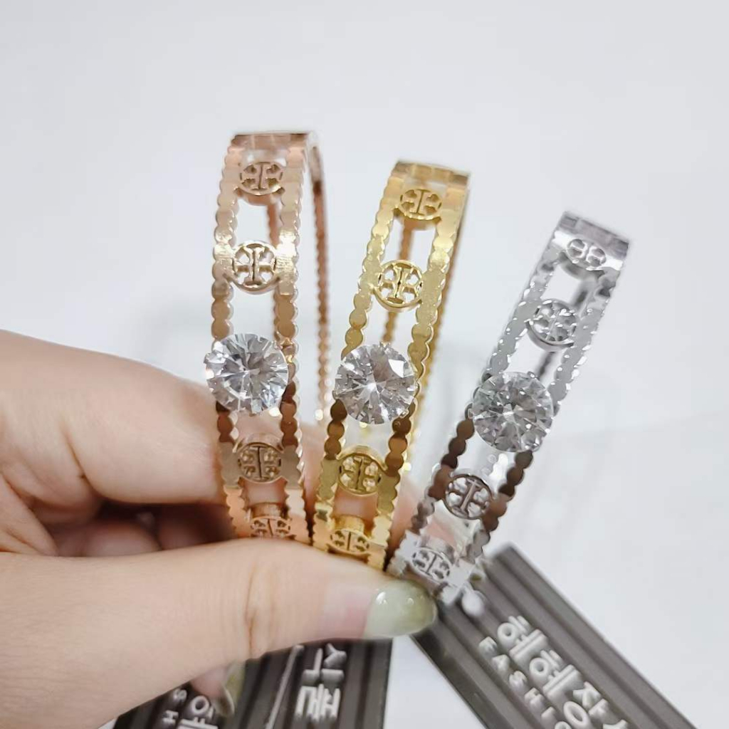 Gelang bangle titanium import anti karat harga grosir bisa cod