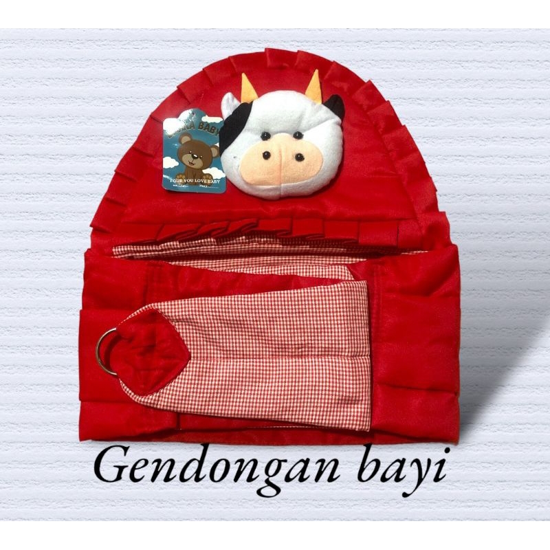 gendongan samping bayi renda satuan dan satu set