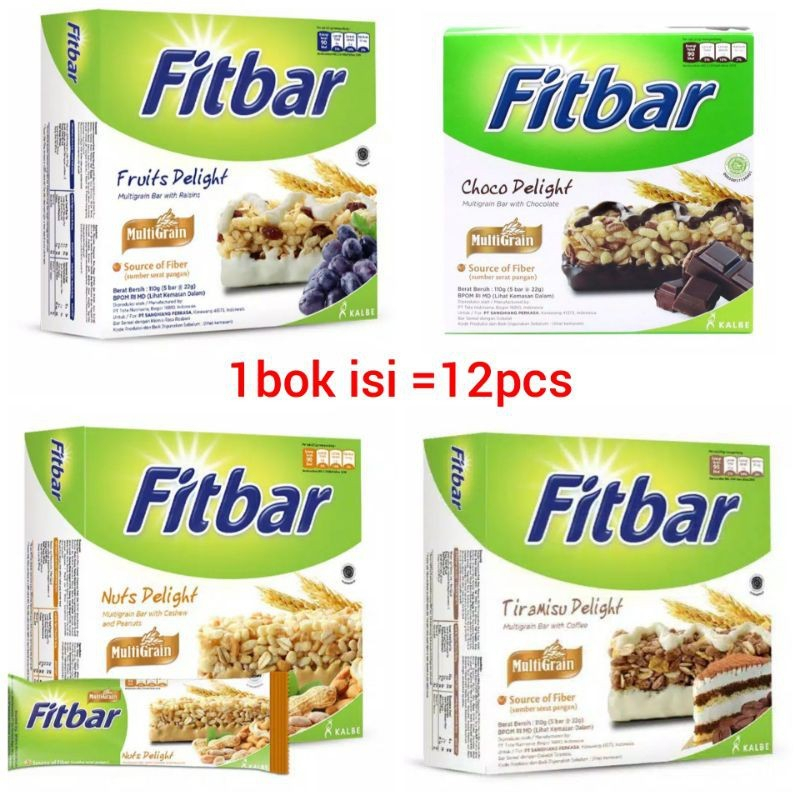 

FITBAR SNACK SEHAT ISI 12 PCS