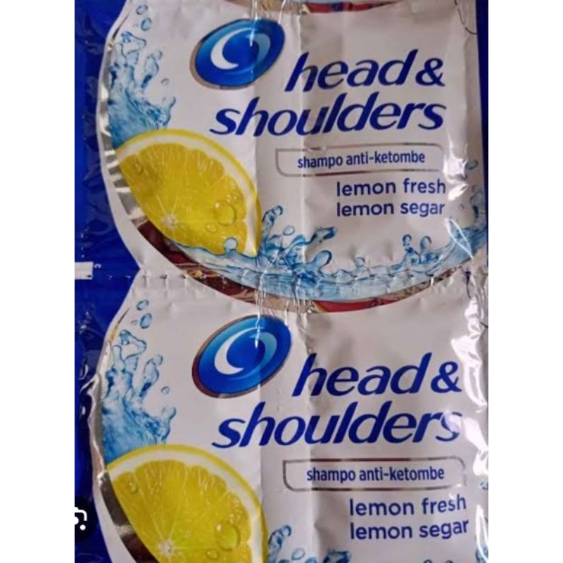 Head &amp; sholders shampoo cool mentol lemon fresh sachet 10 ml