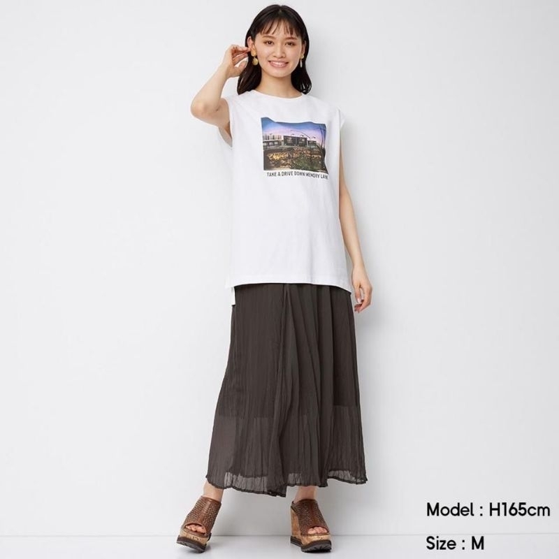 Unq soft plisket skirt