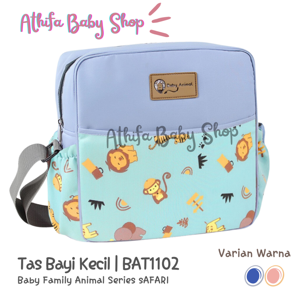 Tas Perlengkapan Bayi Kecil Popok Diaper Bag Baby Family Safary Series Kado Ibu Hamil Melahirkan