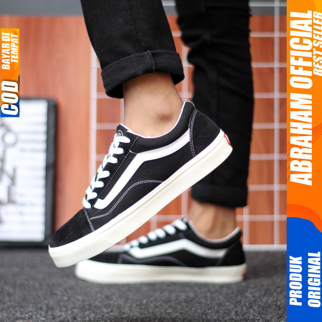 Sepatu Pria Ukuran Besar 38-47 Sekolah Size Jumbo Sneakers Pria Abraham