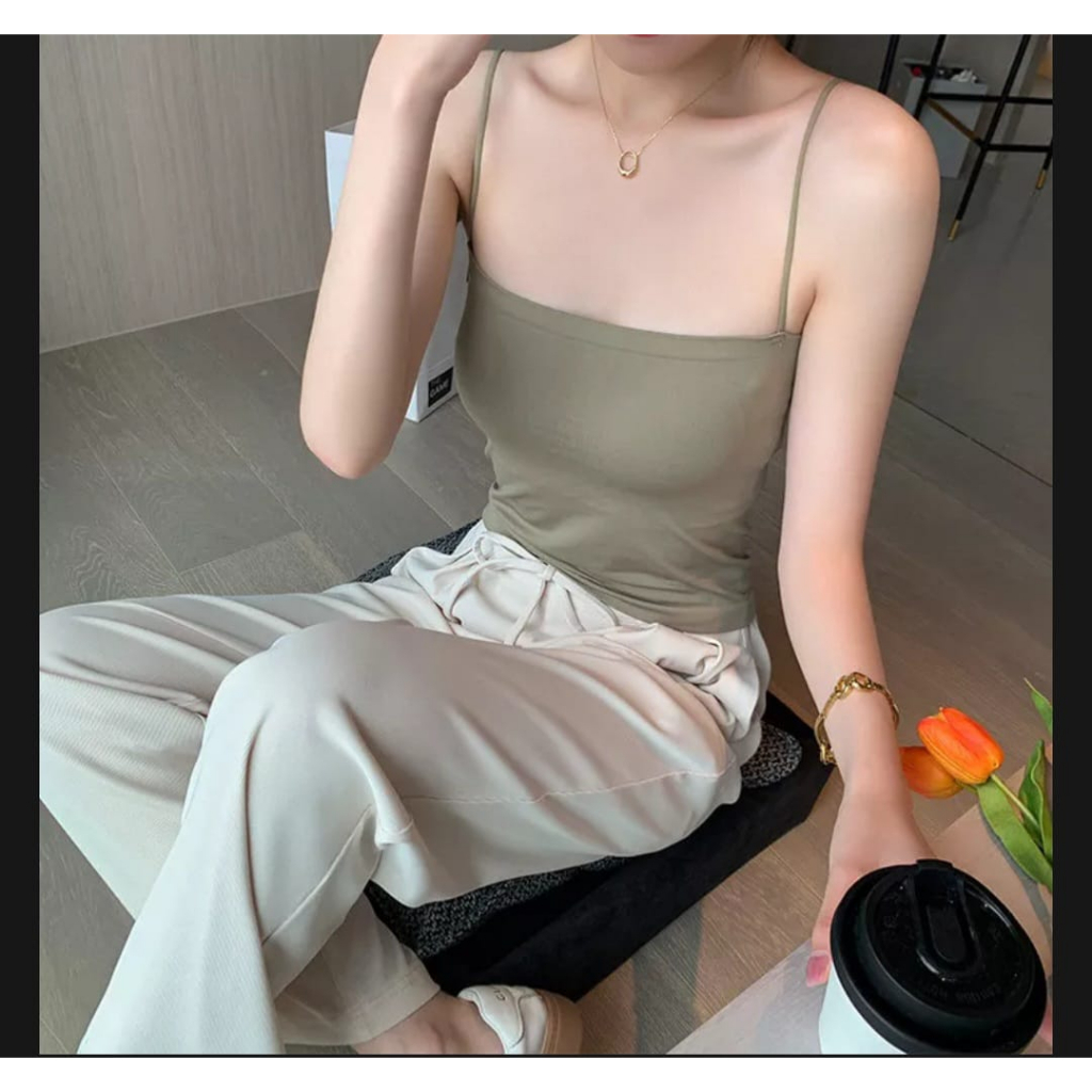 Atasan Wanita Tanktop Bra Wanita Dewasa | Kaos Tank top Tali Kecil Premium