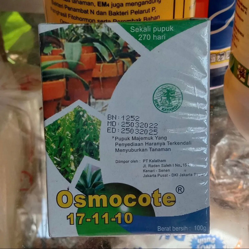 Pupuk Osmocote 17 11 10 - Osmocote 17-11-10 ASLI KEMASAN PABRIK