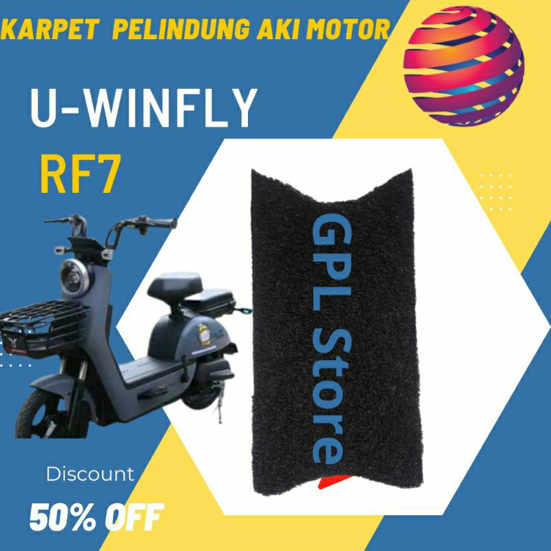 Promo Karpet mie Bihun Sepeda listrik UwinFly RF7 Beli 3 Lebih Hemat