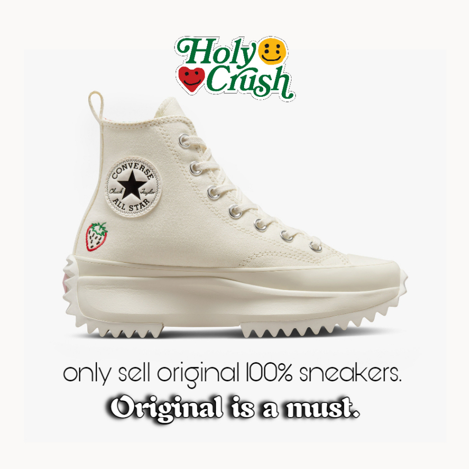 Converse Run Star Hike Platform Festival Smoothie - Egret/Egret/Sunrise Pink