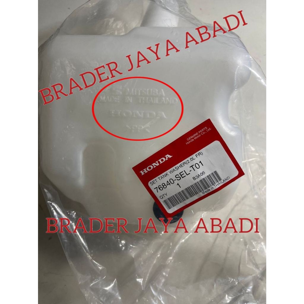 TABUNG BOTOL TANK WASHER PUMP AIR WIPER CITY GD8 IDSI VTEC 2003 2004 2005 2006 2007 2008 HONDA 76840