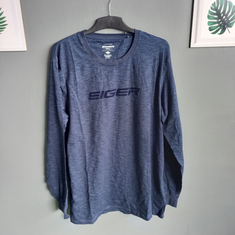 KAOS EIGER LENGAN PANJANG T SHIRT ONE MAN RD 3191 NAVY