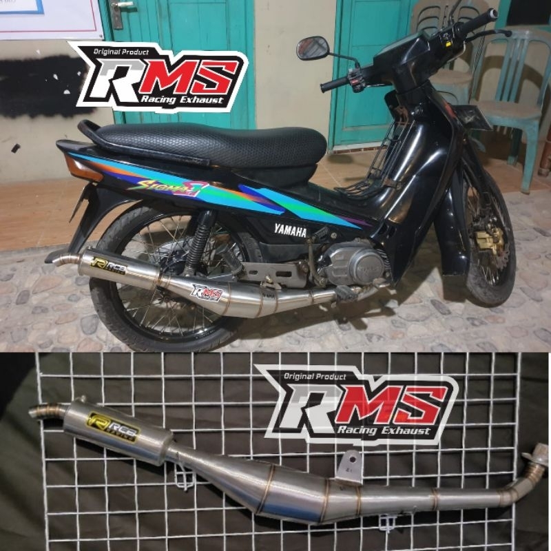 Knalpot racing yamaha sigma knalpot sigma standar suara garing