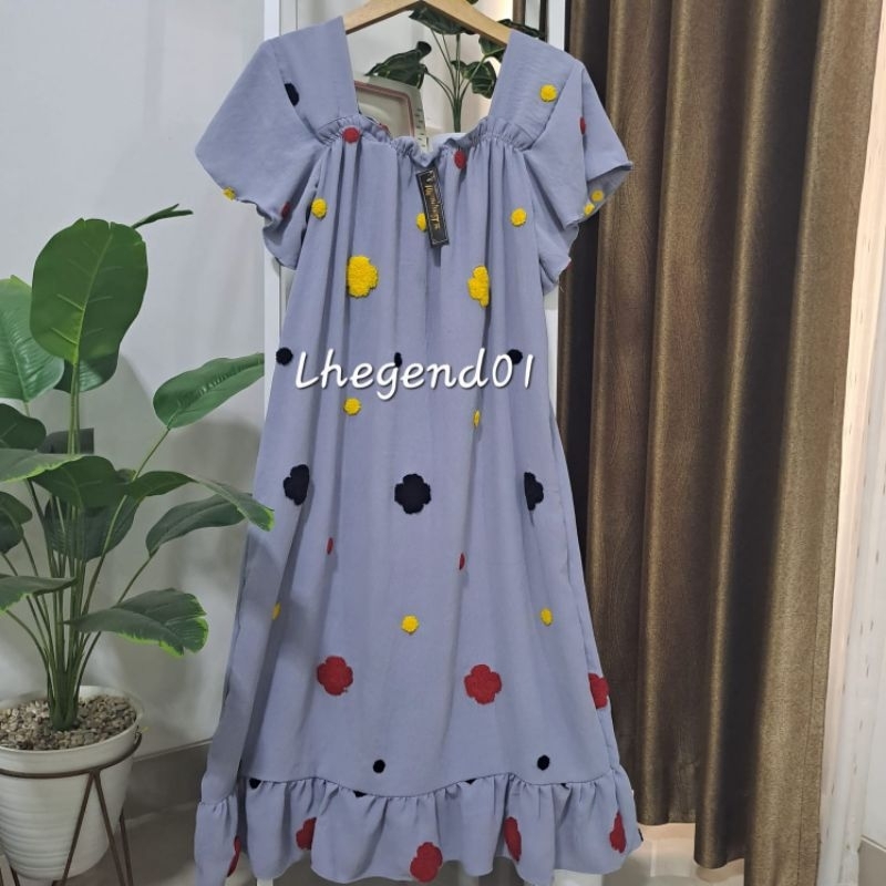 DASTER CRINKLE / LAURA DRES CRINKLE PREMIUM/DASTER CRINKLE AIRFLOW POM POM PREMIUM