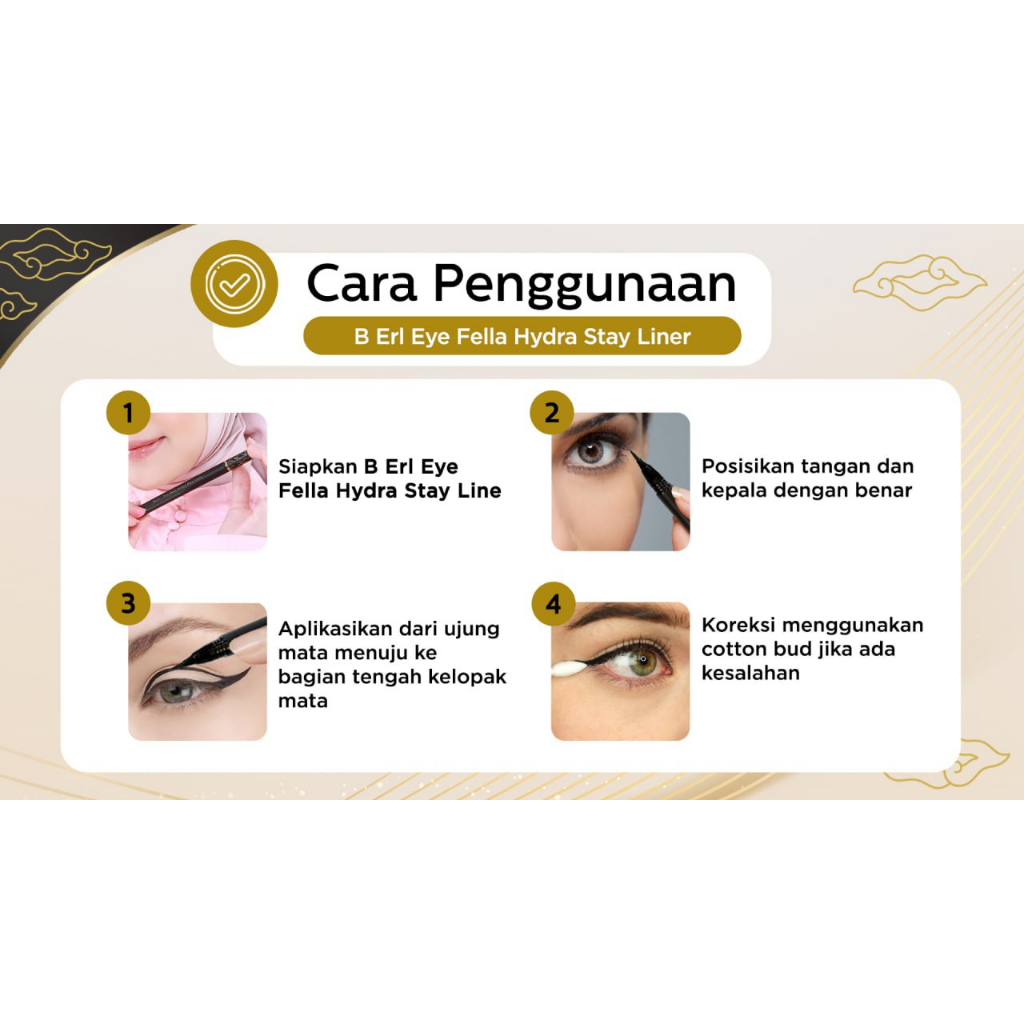 Eyeliner Fella Series Hydra Stay Liner Pigmented Tahan Lama