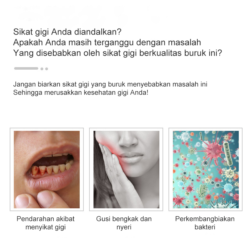 Bambu arang nano rambut halus sikat gigi bulu lembut 4 warna hadiah acak