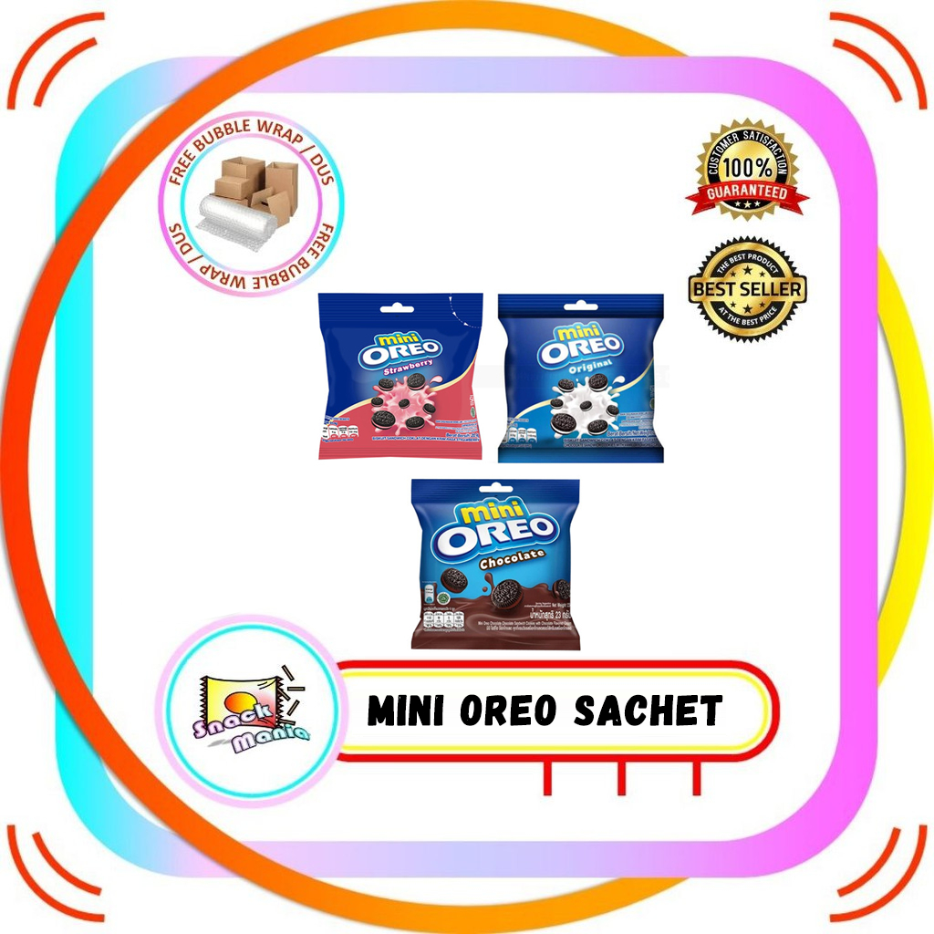 

Mini Oreo Biskuit Sandwich Original Chocolate Strawberry 20.4 gr