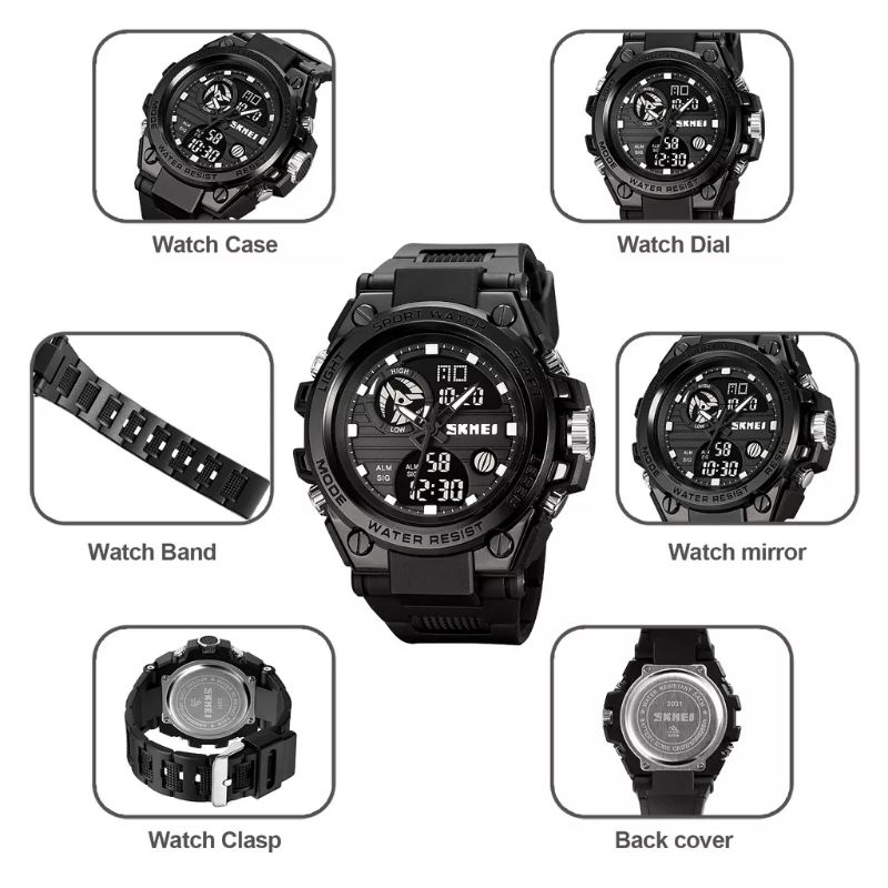 Jam tangan pria skmei 2031 Digital Analog sport Watch Anti Air skmei 2031 original