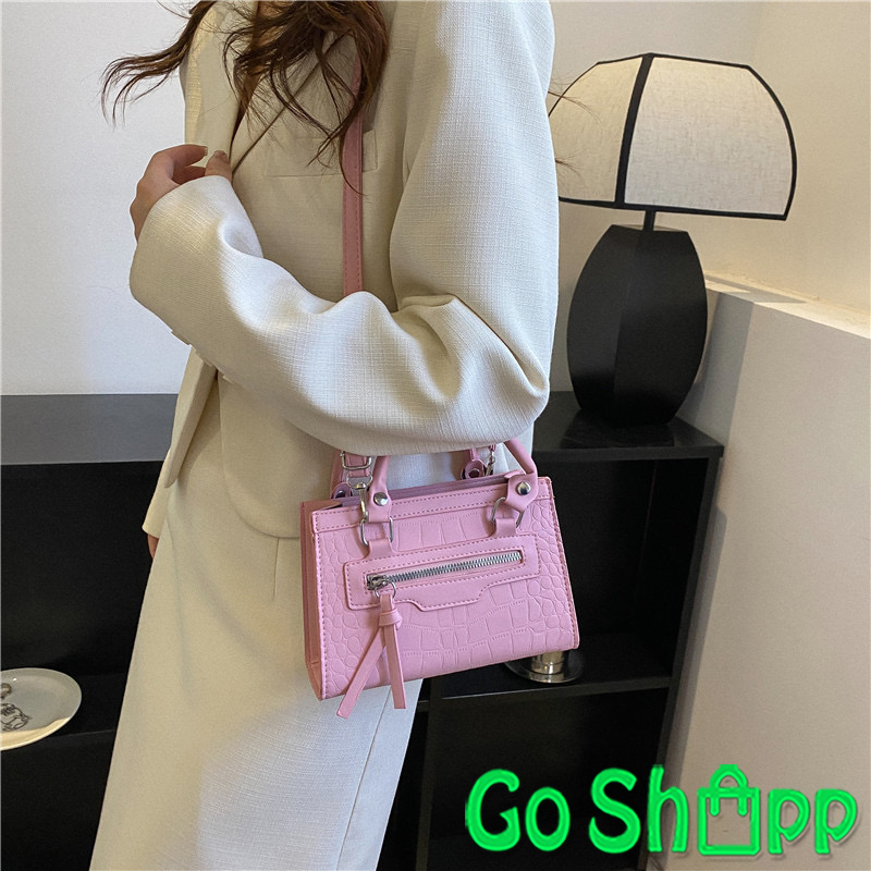 Tas Selempang Bahu Pesta Wanita Croco Import Fashion Korea Terbaru - Shoulder Bag Kekinian SL93