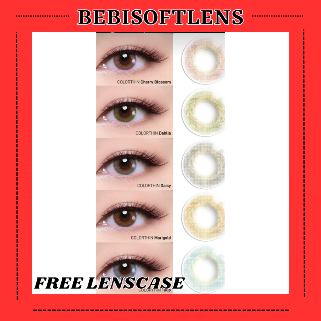 Softlens COLORTHIN DIA 14.50mm MINUS (-3.25 s/d -6.00) By Exoticon / LENSA KONTAK /BB