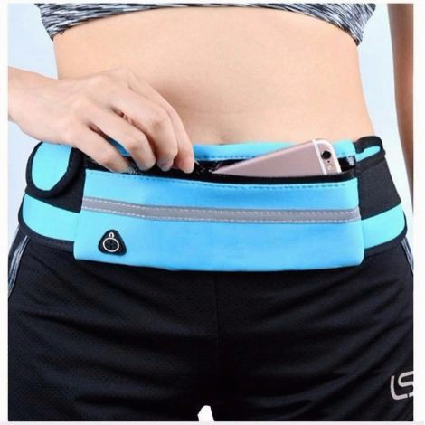 WTW Tas Ikat Pinggang Lari Waterproof 1 Kantung / Go Belt Running Belt