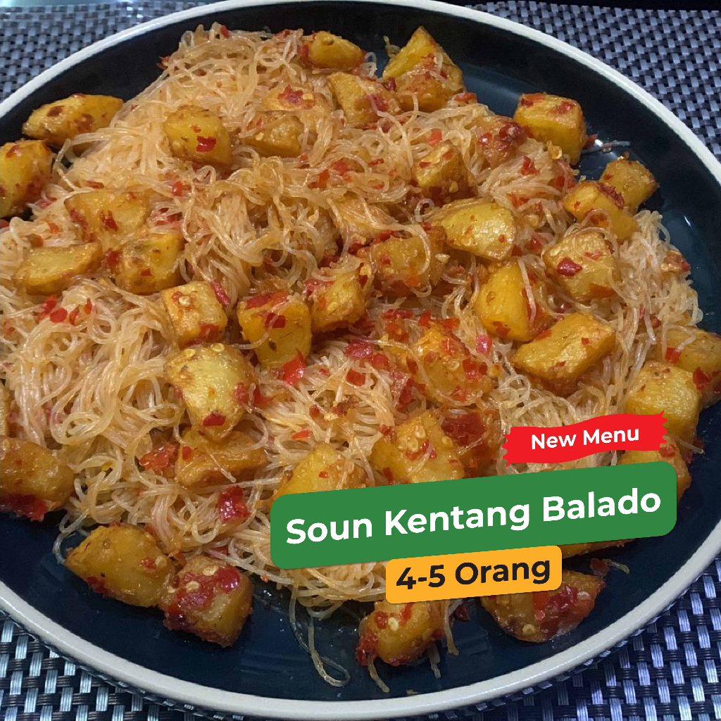 

Soun Kentang Balado - Paket Siap Masak (4-5 Orang)
