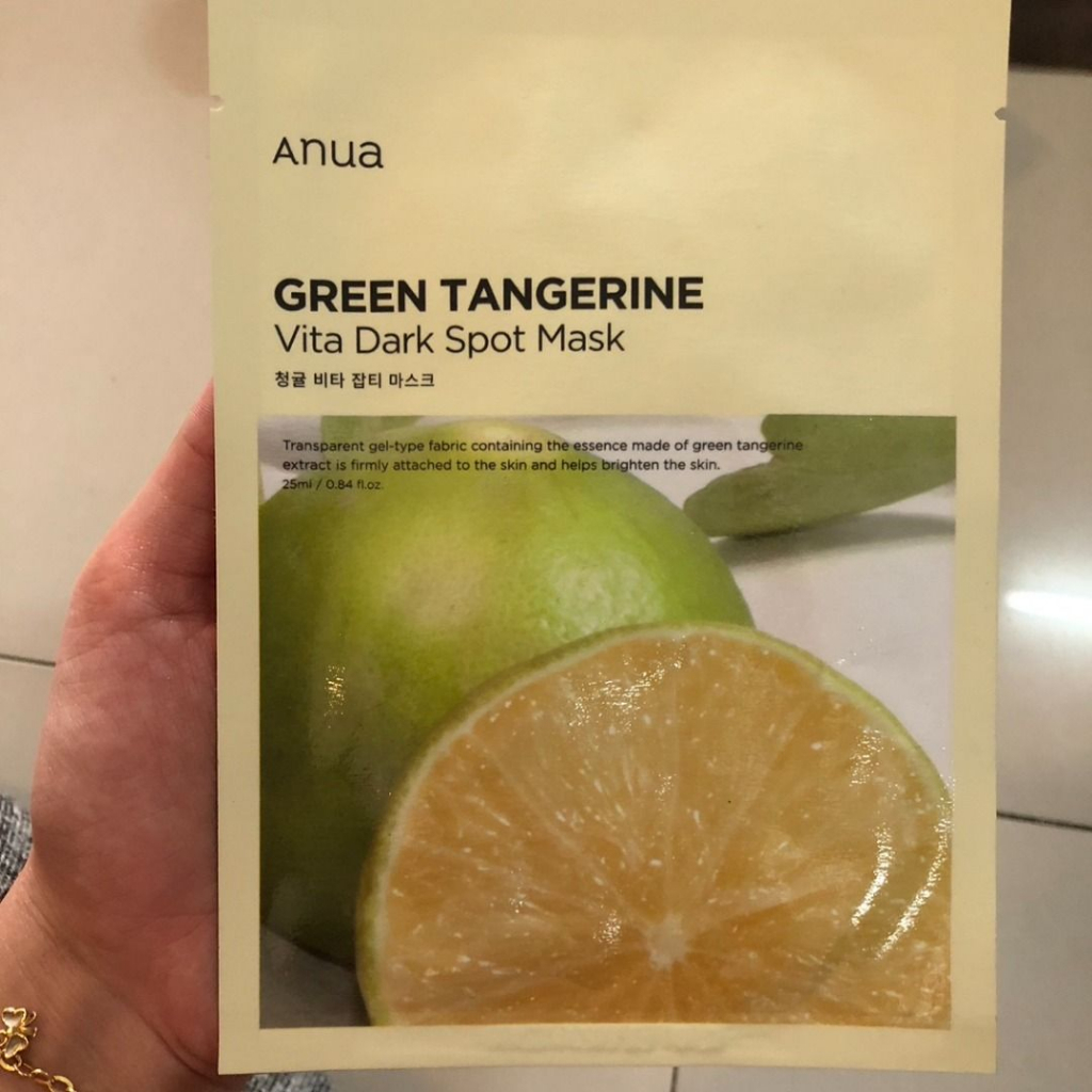 ANUA SHEET MASK GREEN TANGERINE