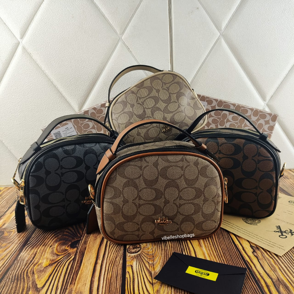 Coah Serena Bahan Togo merk timbul 2 Ruang Kualitas Import | Tas Selempang Wanita | Tote Bags Top Handle Mini - [ PROMO ] Tas Selempang Wanita Import Serena 2 Ruang Coach New Fashion vibelleshopbags 1727