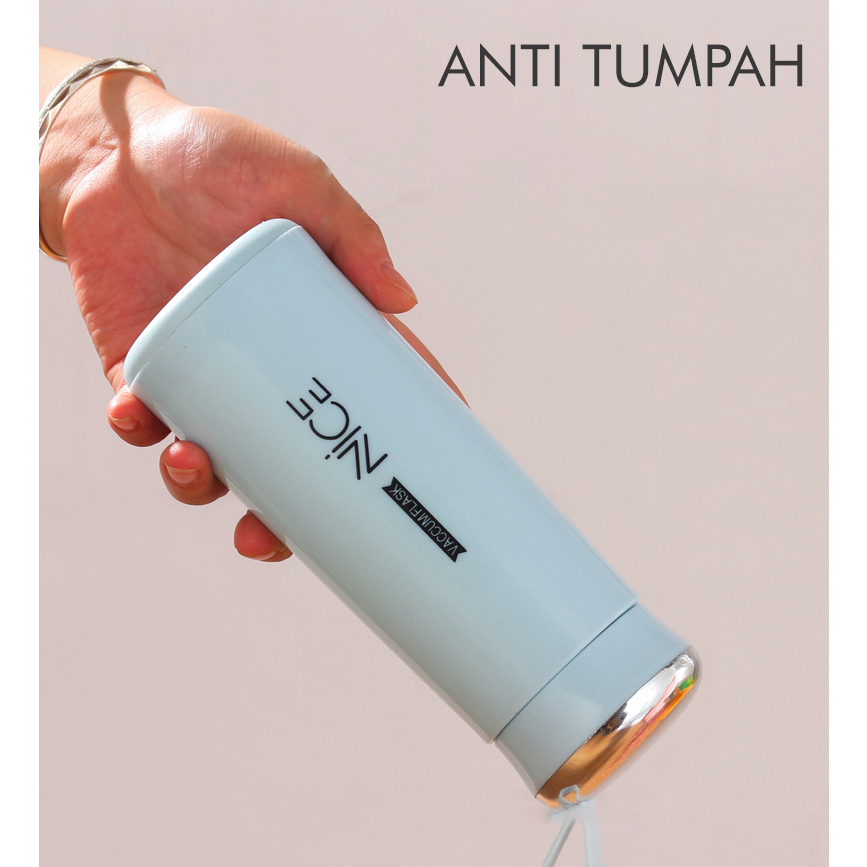 Botol Minum Nice I Botol Minum Anak Nice I Botol Tumblr I Botol 400ml BPA FREE I Botol Minum Lucu Aesthetic-4