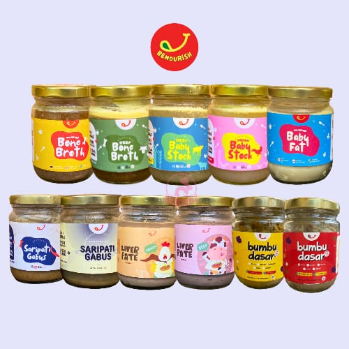 BENOURISH FROZEN TALLOW/ SCHMALTZ / LIVER PATE/BABY FAT/FROZEN BONE BROTH/ SARIPATI IKAN GABUS / BABY BEEF CHICKEN STOCK/ MINYAK LEMAK MPASI