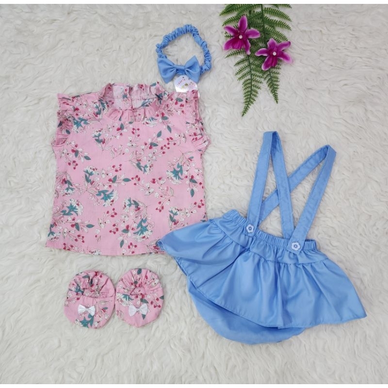 Baju bayi perempuan Set jumper baby girl