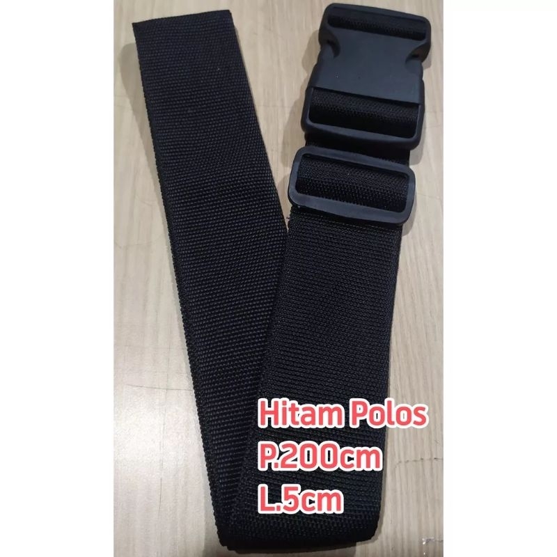 Sabuk koper 200 cm / tali koper / tali pengikat barang / sabuk bagasi