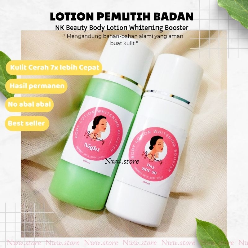 HB LOTION PEMUTIH BADAN NK BEAUTY LOTION WHITENING BOOSTER