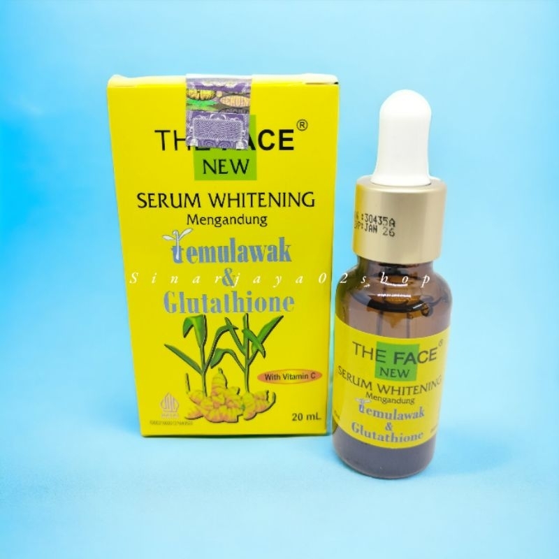 THE FACE Temulawak Serum Whitening Original Bpom 20ml