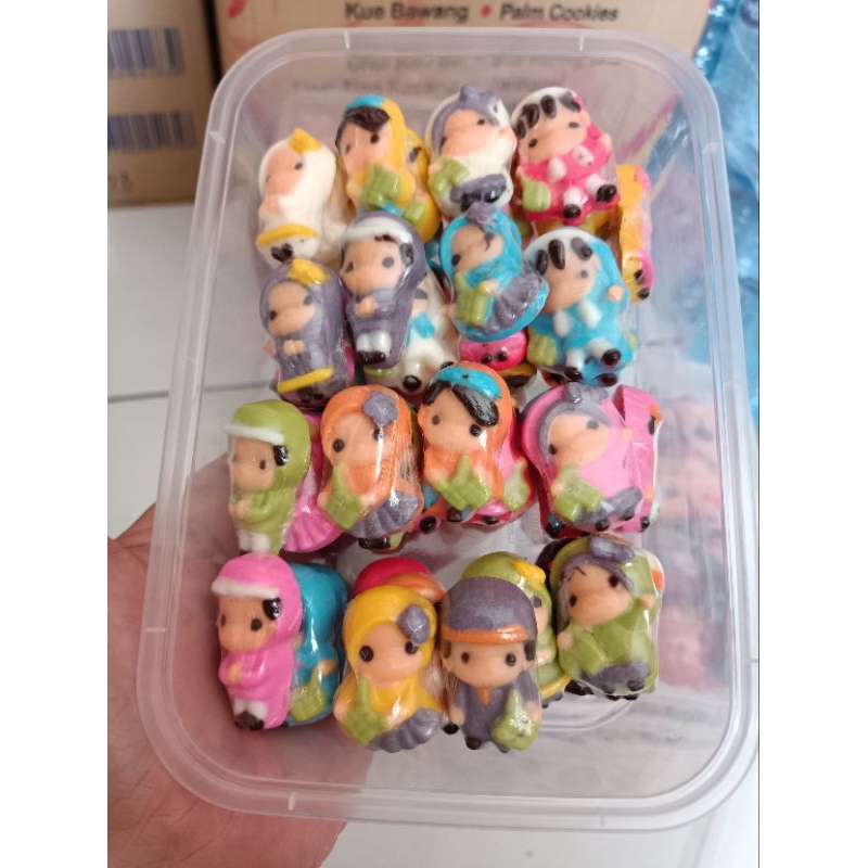 

RB22 Coklat Karakter Santri/hijab isi 50pcs