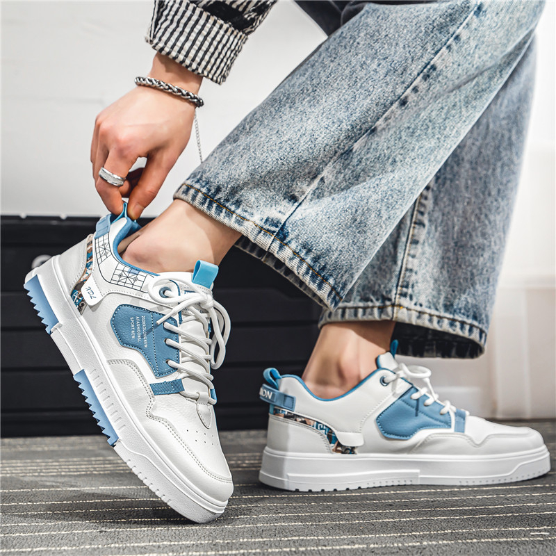 Highland Sepatu Pria import Korean Style Sneakers Sport Cowok Tali Sepatu Fashion Casual Sepatu Olahraga Lari Pria Comfort KSR711