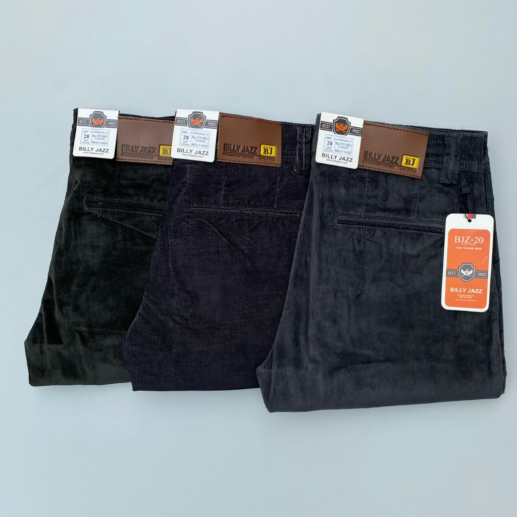 CORDUROY BILLYJAZ ORIGINAL PREMIUM - celana Panjang fashion non sreet basic pria berkualitas