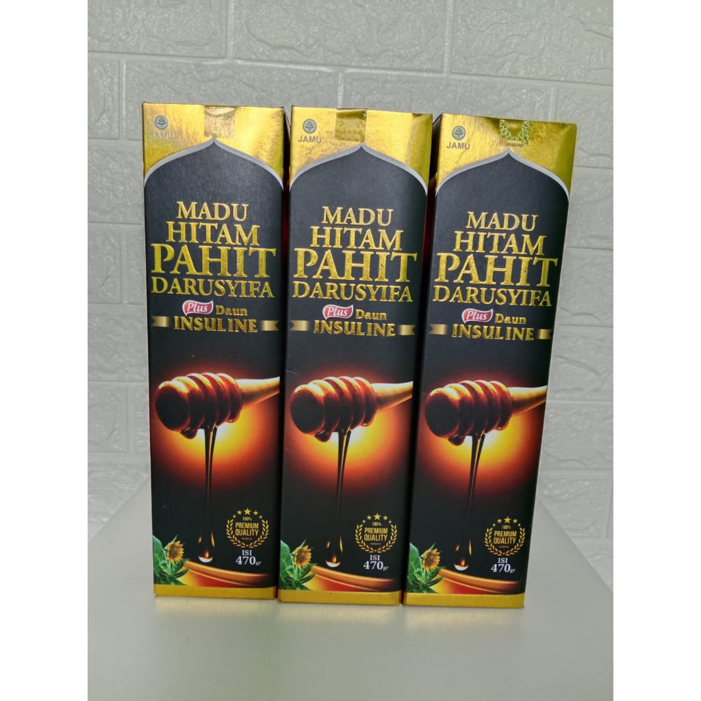 

Madu Hitam Pahit Darusyifa Daun Insuline 470 gr