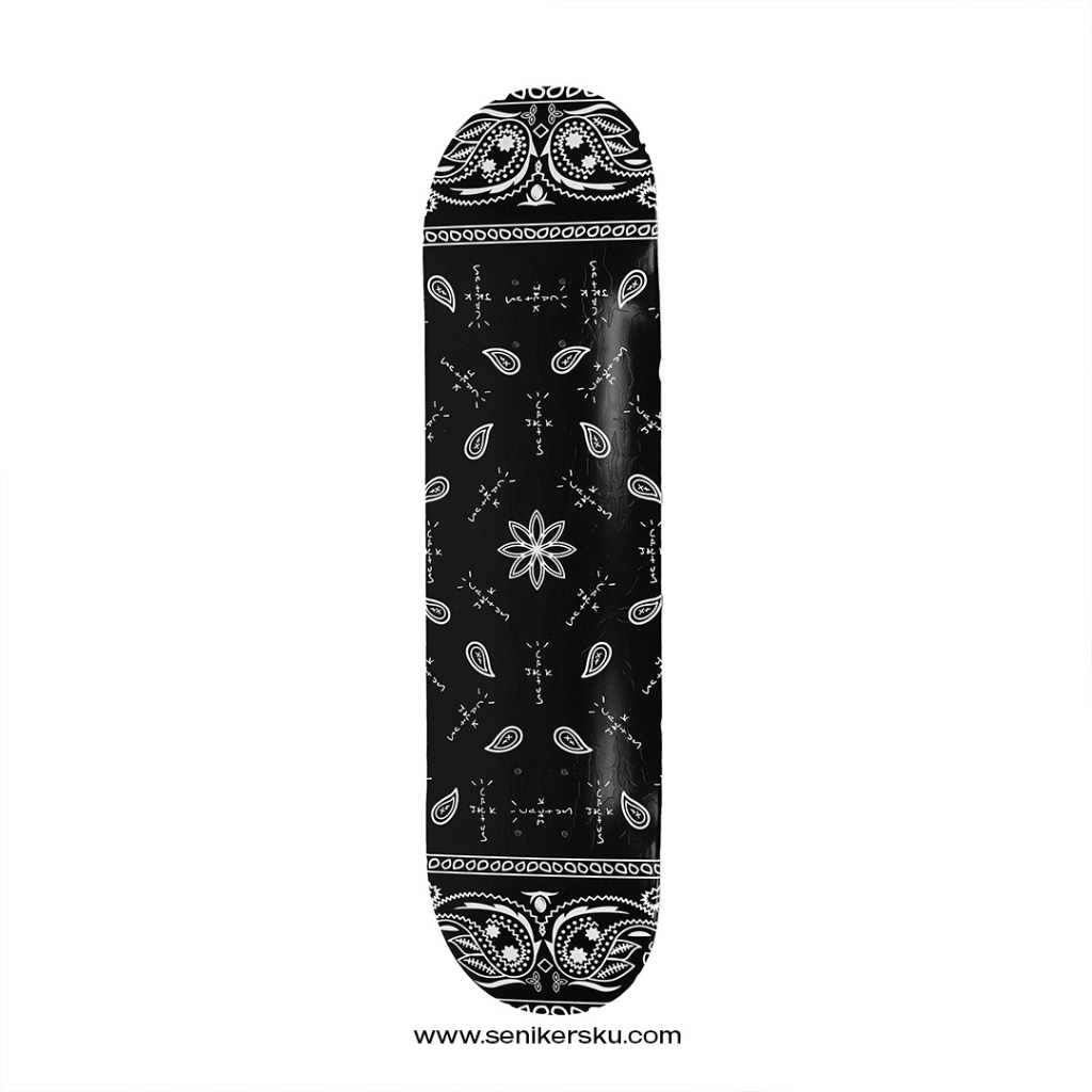 Travis Scott Cactus Jack Paisley Skateboard