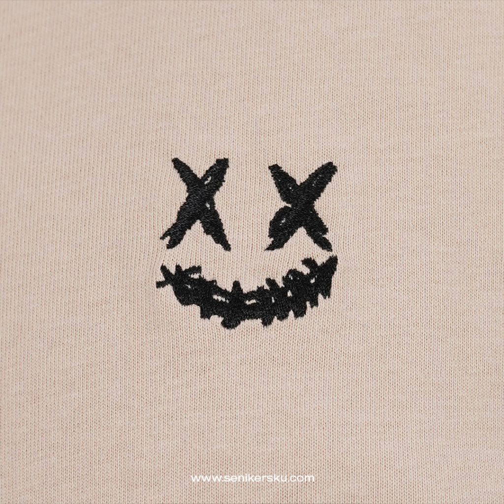 RIC Ricky Is Clown Small Logo Tan Tee