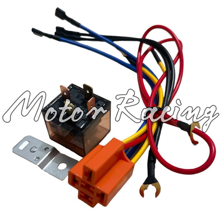 Kabel Relay Soket Relay Soket Plus Relay Lampu / Klakson Universal Relay Semua Motor