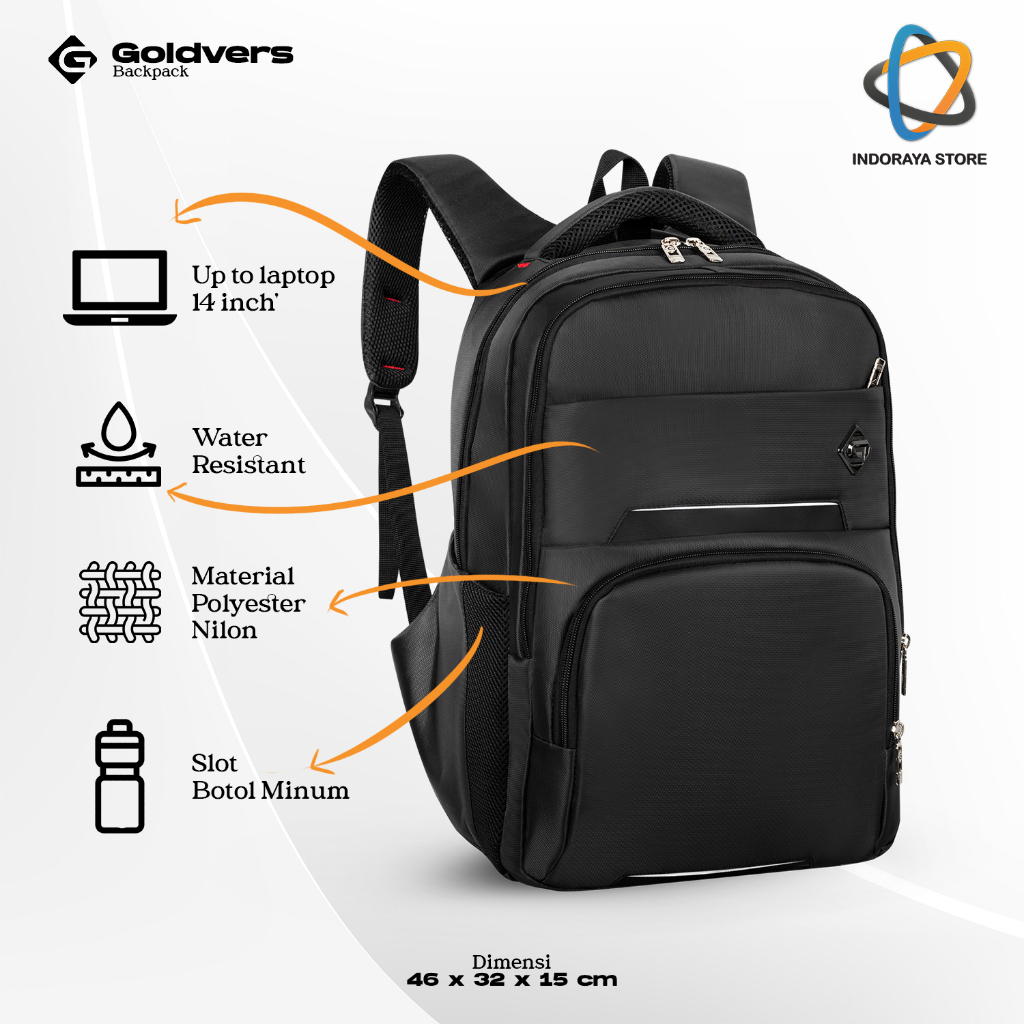 Tas Ransel Pria Tas Ransel Wanita Tas Punggung - Backpack Daypack Tas Laptop Up to 14 inch