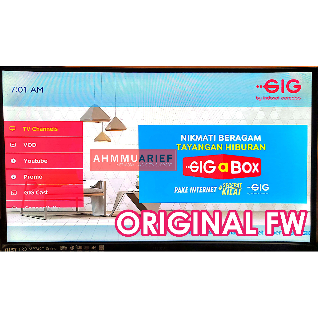 STB HG680P HG680-P HG680 P GIG SET TOP BOX ANDROID TV